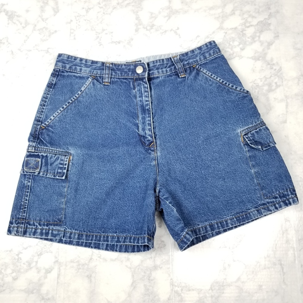 Tommy Hilfiger Jean Shorts size 10 Cargo pockets